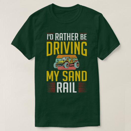 Dune Buggy Sand Rail Car Racing Beach Desert Rc Dr T-Shirt (Design vorne)