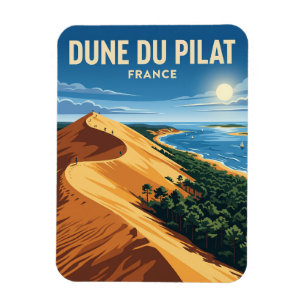 Düne du Pilat Frankreich Magnet