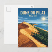 Düne du Pilat Frankreich Postkarte (Vorne/Hinten)