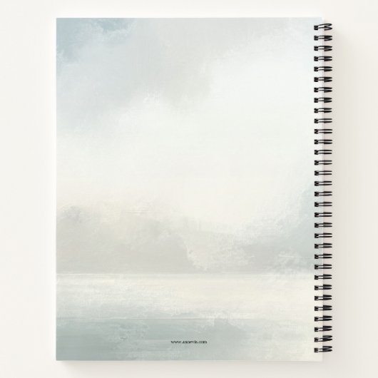 Dune Grass Beach Poetry Notizblock (Rückseite)