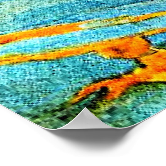 Düne in Zeeland von Pier Mondrian Poster (Ecke)