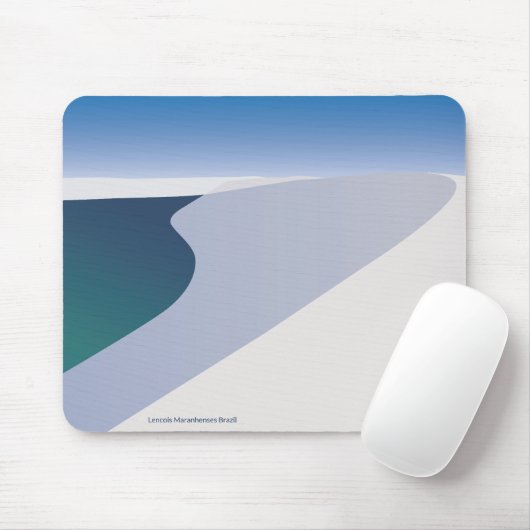 Düne Landschaft Maus Pad / Schreibtischmatte Mousepad (Mit Mouse)