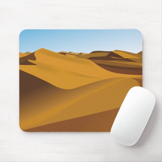 Düne Landschaft Maus Pad / Schreibtischmatte Mousepad (Mit Mouse)