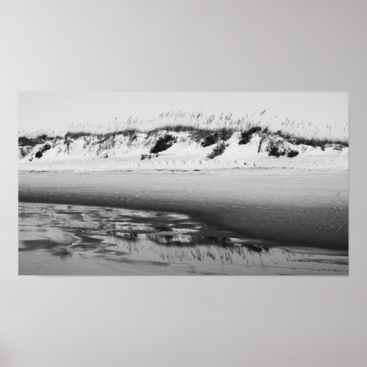Dune Reflection (B&W) Poster (Vorne)