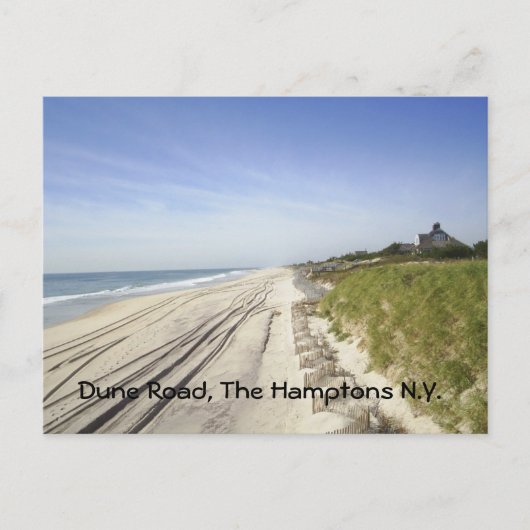 Dune Road, The Hamptons N.Y. Postkarte (Vorderseite)