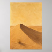 Dune Shadow Curve Aquarell Boho Kunst Poster (Vorne)