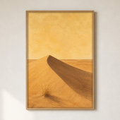 Dune Shadow Curve Aquarell Boho Kunst Poster
