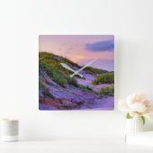 Dune Sunset Quadratische Wanduhr (Zuhause)