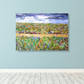 Dune von Bretagne Leinwanddruck (Insitu (Holzboden))