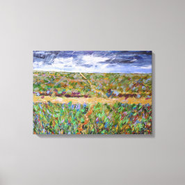 Dune von Bretagne Leinwanddruck