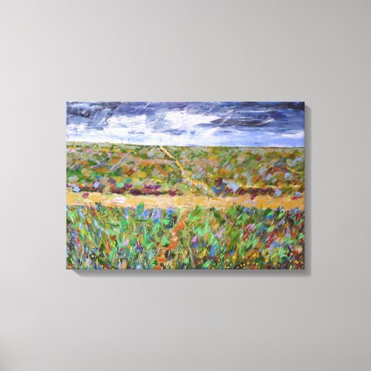 Dune von Bretagne Leinwanddruck (Vorderseite)