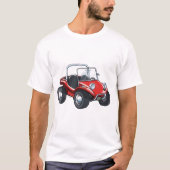 Dunebuggy-Optik-Vorderansicht T-Shirt (Vorderseite)