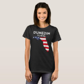 Dunedin Florida USA State America Travel Floridian T-Shirt (Vorne ganz)