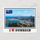 Dunedin - I Liebe - Neuseeland - Postkarte (Vorderseite)