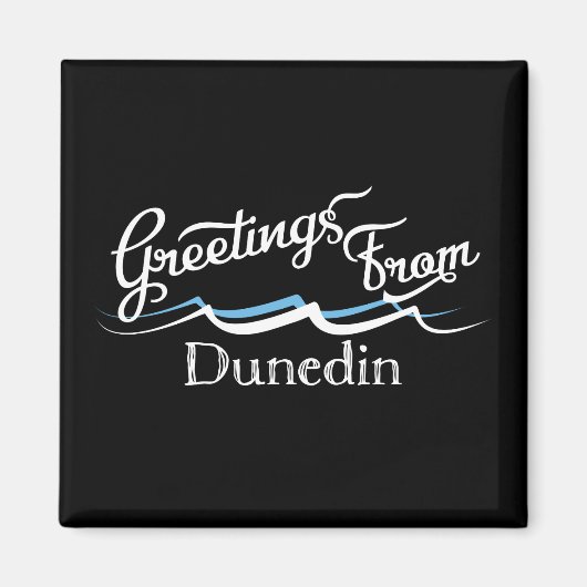 Dunedin Water Waves Magnet (Vorne)