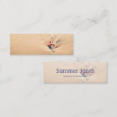 Dünen am Strand Mini Visitenkarte (Vorne/Hinten)