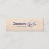 Dünen am Strand Mini Visitenkarte (Rückseite)