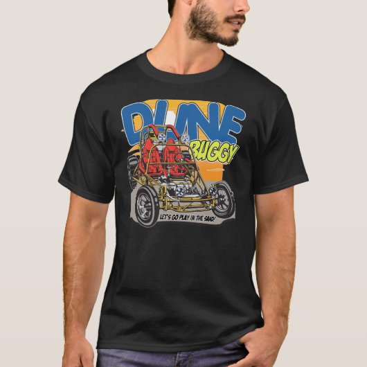 Dünen-Buggy-Spiel im Sand T-Shirt (Vorderseite)