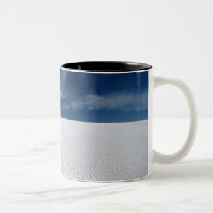 Dünen im Weiß versandet nationales Monument Zweifarbige Tasse