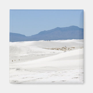 Dünen mit Bergsicht Magnet