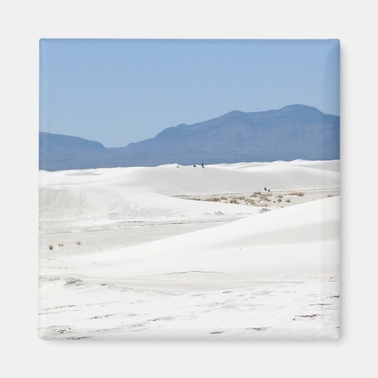 Dünen mit Bergsicht Magnet (Vorne)