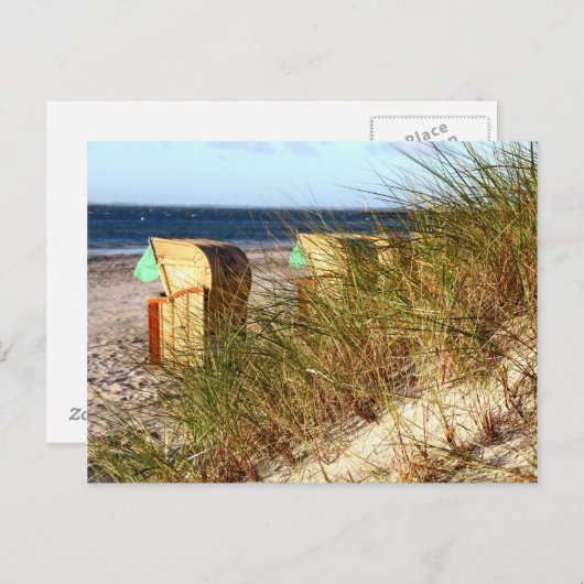 Dünen Postkarte (Vorne/Hinten)