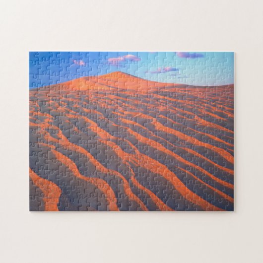Dünen, Sanddünen und Wolken Puzzle (Horizontal)