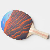 Dünen, Sanddünen und Wolken Tischtennis Schläger (Seitenansicht)