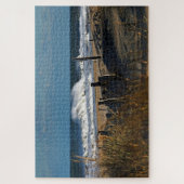 Dünen und Wellen der Insel Fenwick Puzzle (Vertikal)