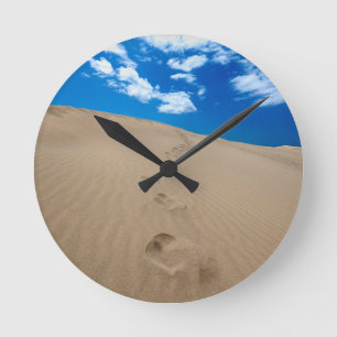 Dünen von Gran Canaria Runde Wanduhr