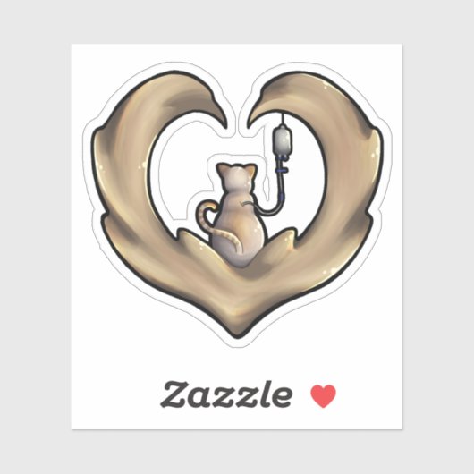 Dünen von Lieben Aufkleber (Blatt)