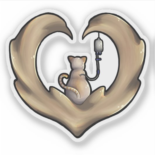 Dünen von Lieben Aufkleber (Vorderseite)