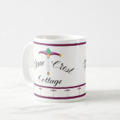 Dünen-Wappen-Hütten-Tasse Kaffeetasse (Vorderseite Links)