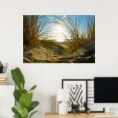 Dünengras und Meer - Poster (Heimbüro)