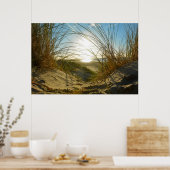 Dünengras und Meer - Poster (Küche)