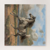 Dünenpferd Puzzle (Horizontal)