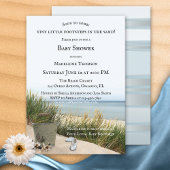 Dunes and Beach Nautical Baby Shower Einladung