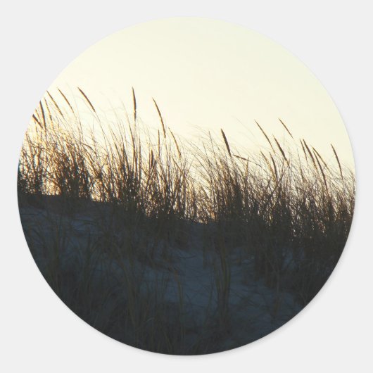 Dunes bei Sundown IBSP NJ Coordinated Items Runder Aufkleber (Vorderseite)