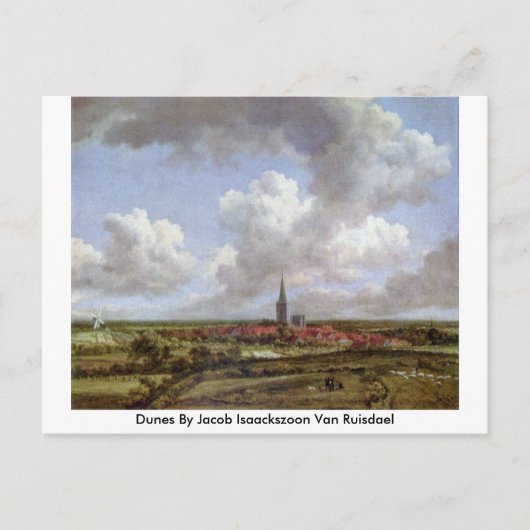 Dunes by Jacob Isaackszoon Van Ruisdael Postkarte (Vorderseite)