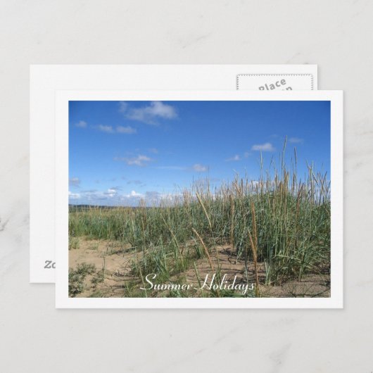 Dunes Feiertagspostkarte (Vorne/Hinten)