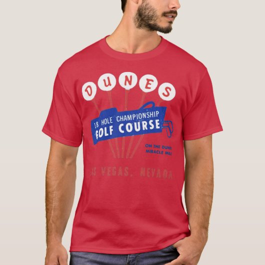 Dunes Golf Course - Vintag Las Vegas T-Shirt (Vorderseite)