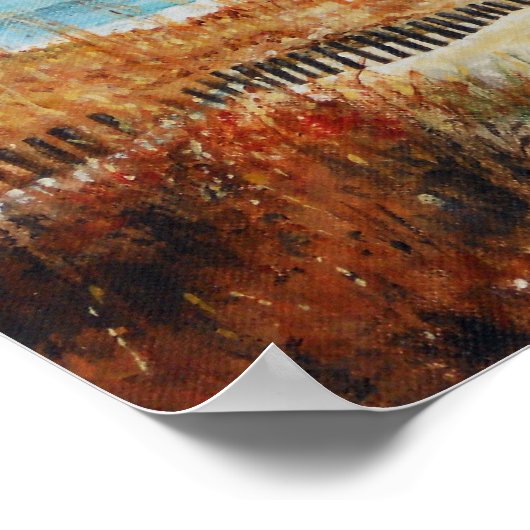 Dunes Ocean Fine Art Print Poster (Ecke)