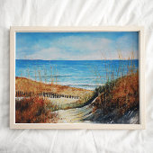 Dunes Ocean Fine Art Print Poster