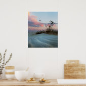 Dunes Sunset Foto Poster Print (Küche)