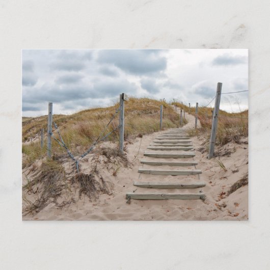 Dunes-Treppe Postkarte (Vorderseite)