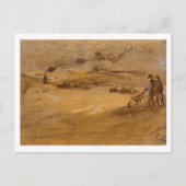 Dunes with Figures, Vincent van Gogh Postkarte (Vorderseite)
