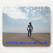 dunevisitor auf die Dünen, w… - Besonders Mousepad (Vorne)