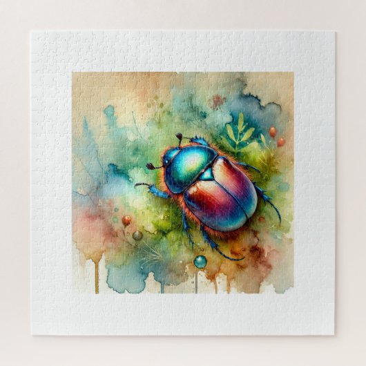 Dung Beetle 151024AREF103 - Watercolor Puzzle (Vertikal)