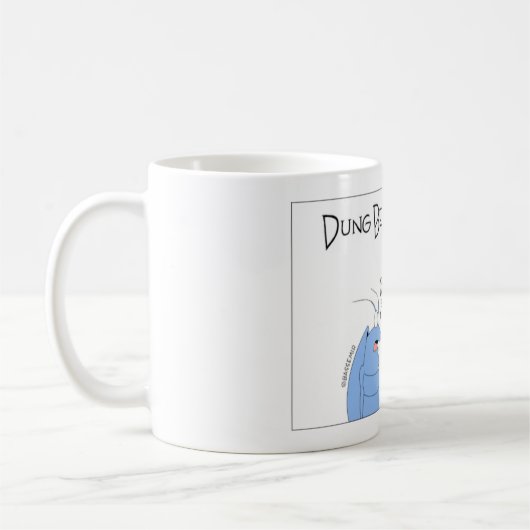 Dung Beetle geht Bowling Kaffeetasse (Links)