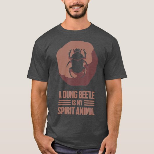 Dung Beetle Insect Entomologist Gift - Käfer T-Shirt (Vorderseite)